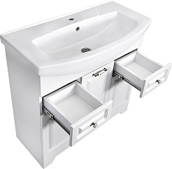 Stella Polare Тумба с раковину Кармела 85 Элеганс ольха белая – фотография-4